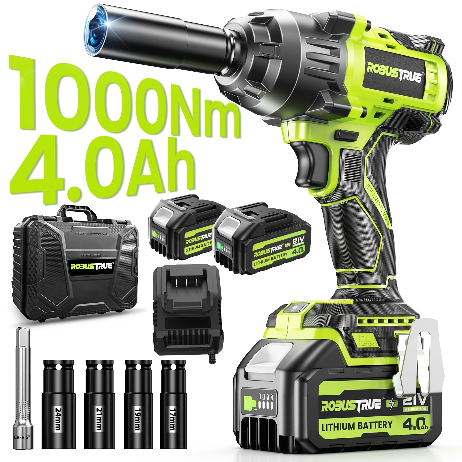 Home Improvement Cars - Robustrue [Heavy Duty Brushless Impact Wrench