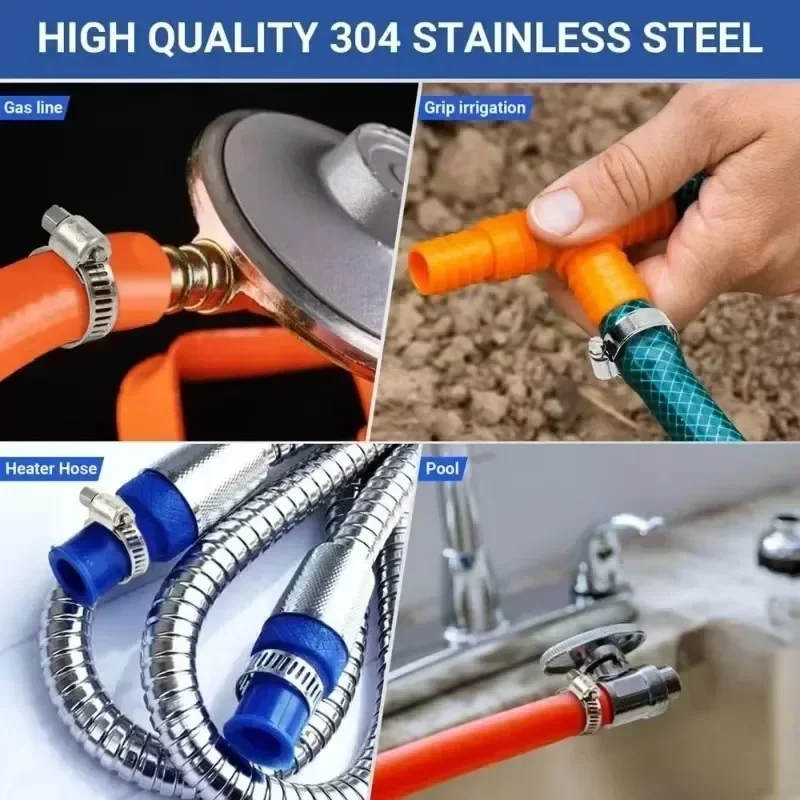 10-50pcs Hose Clips Pipe Clamp - Hose Clamp Assorted 리뷰 및 가격