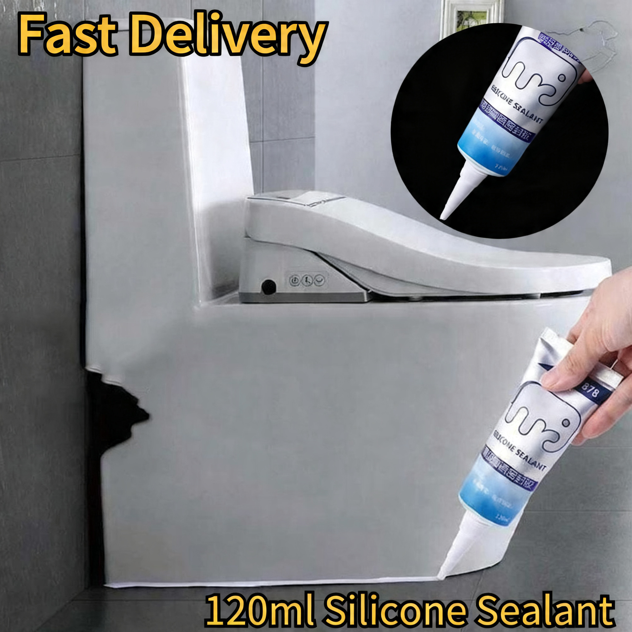 120ml Multipurpose Silicone Se - Bathroom Caulk Siliconized 리뷰 및 가격