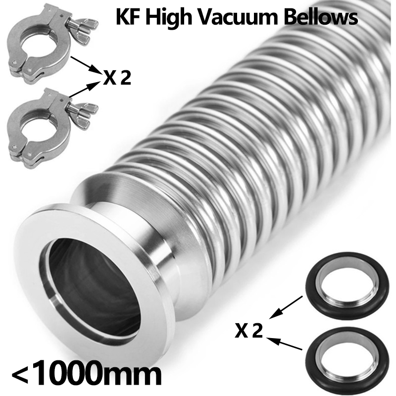 KF High Vacuum Bellows KF16-KF - Hose Clamp Assorted 리뷰 및 가격