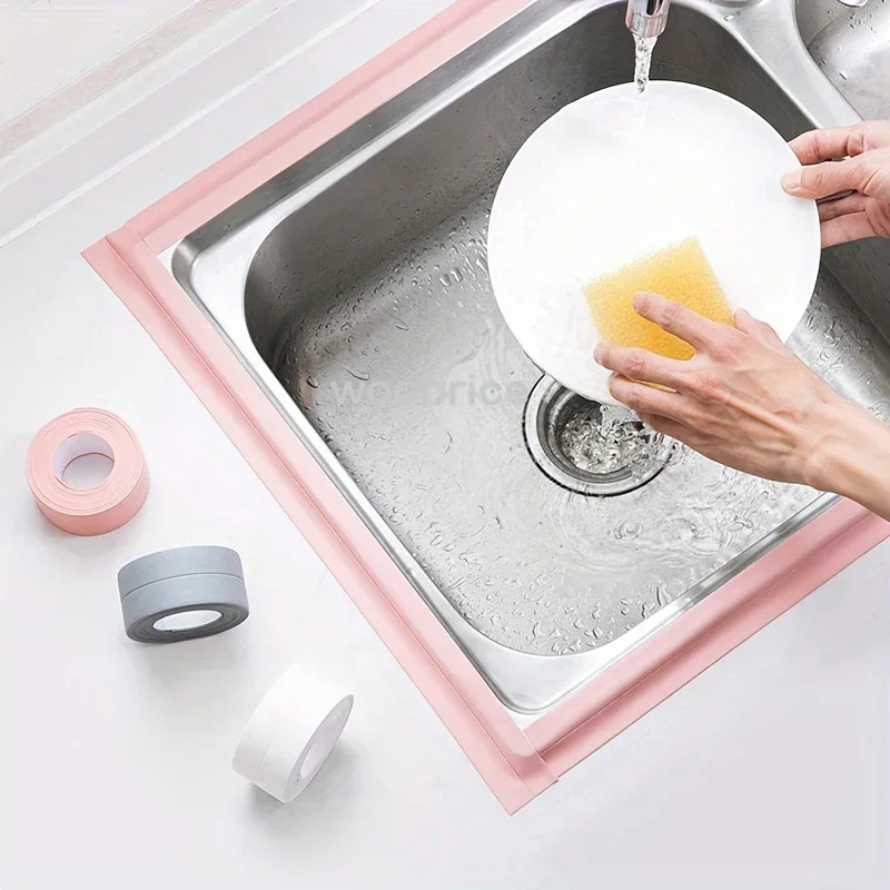 White Bathroom Adhesive Tape K - Bathroom Caulk Siliconized 리뷰 및 가격