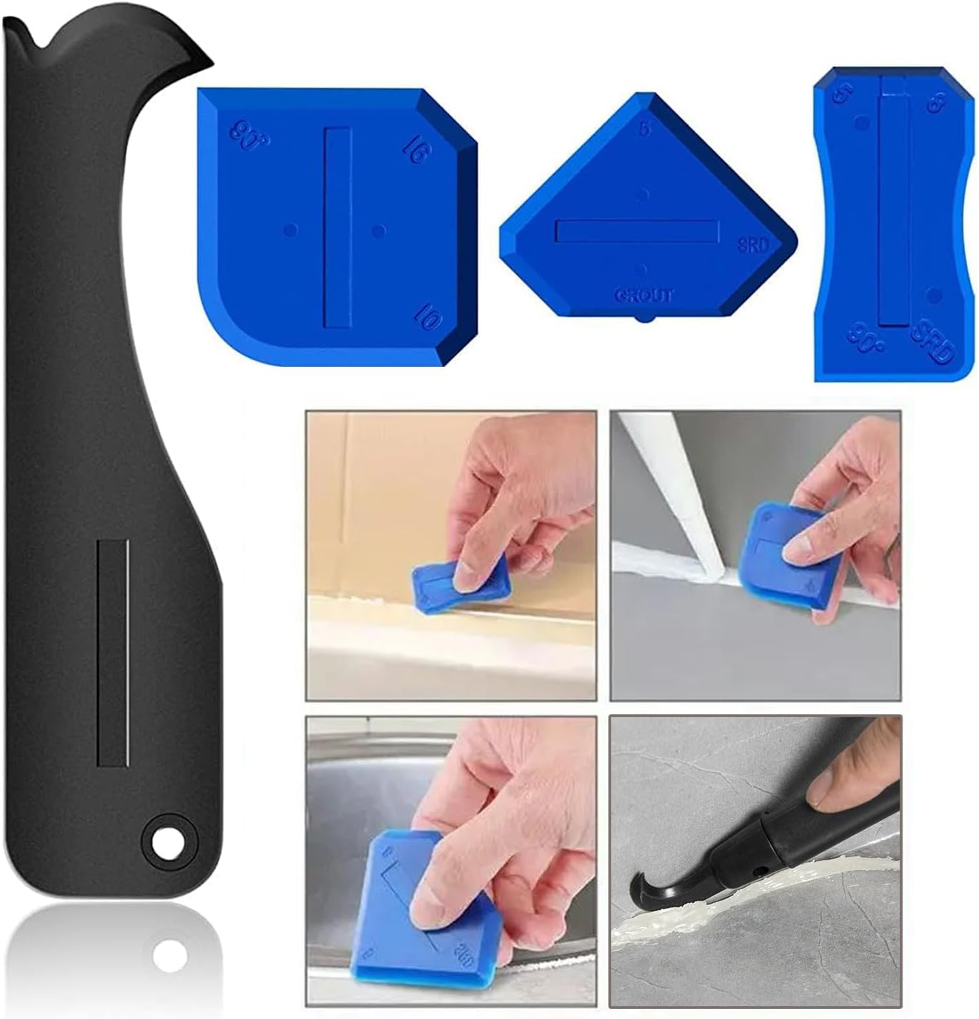 3 in 1 Silicone Caulking Tool  - Bathroom Caulk Siliconized 리뷰 및 가격