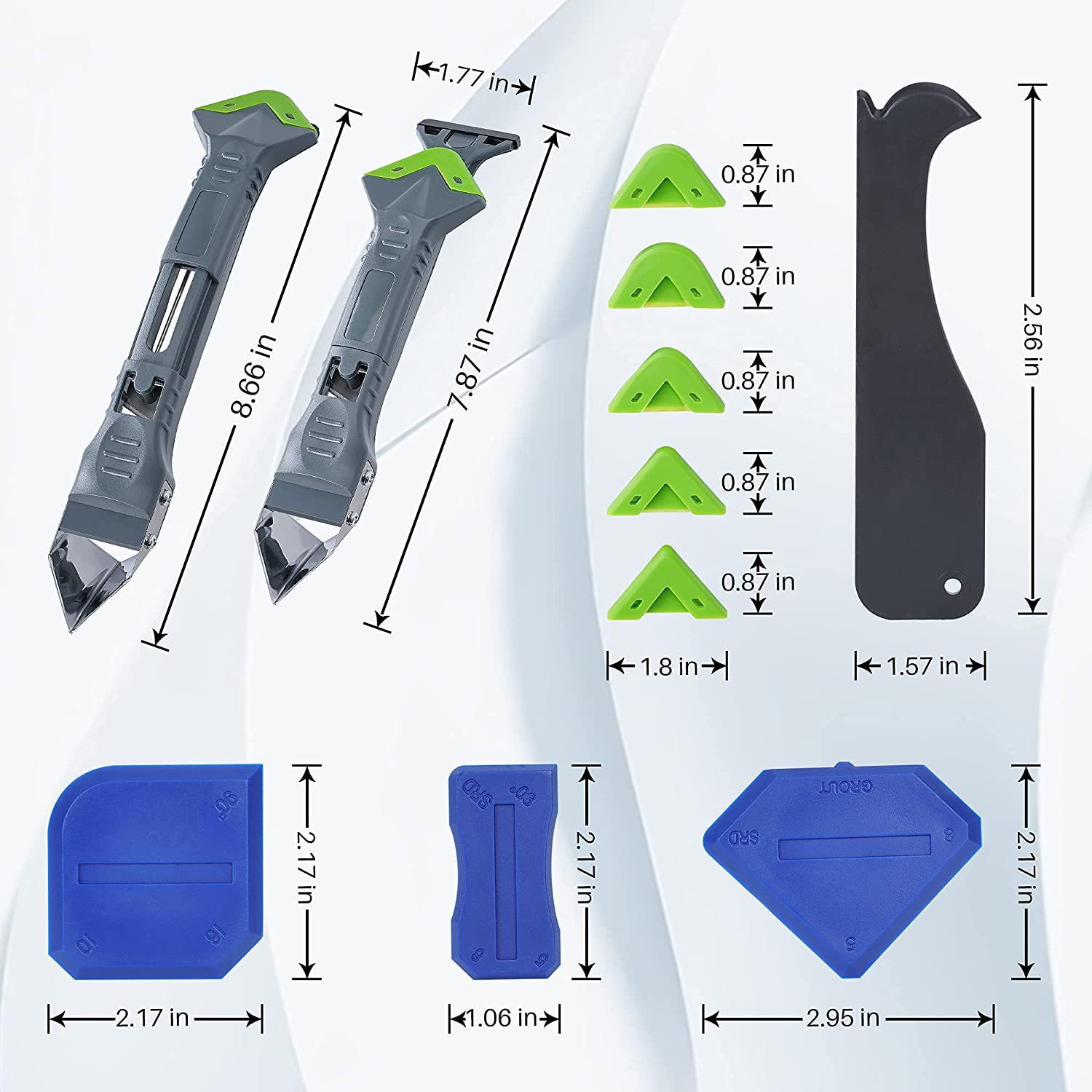 5 In 1 Silicone Caulking Tools - Bathroom Caulk Siliconized 리뷰 및 가격