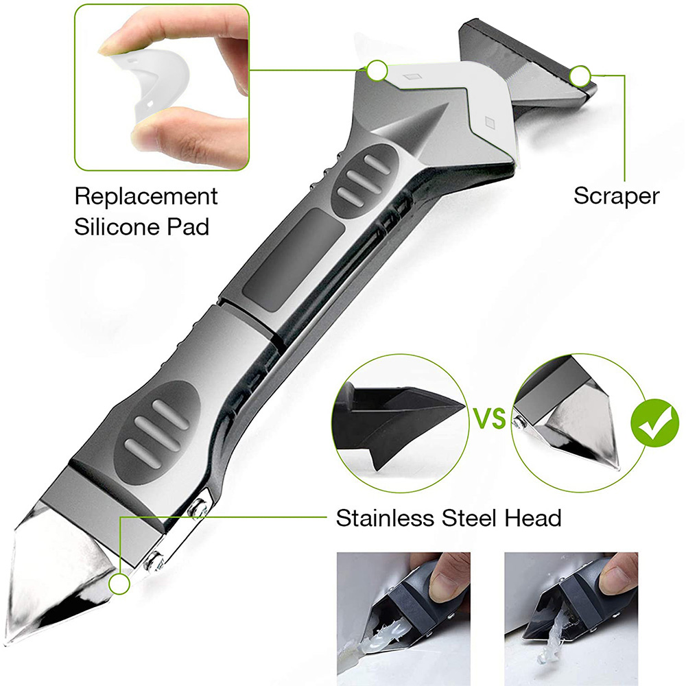 5 in 1 Silicone Caulking Tools - Bathroom Caulk Siliconized 리뷰 및 가격