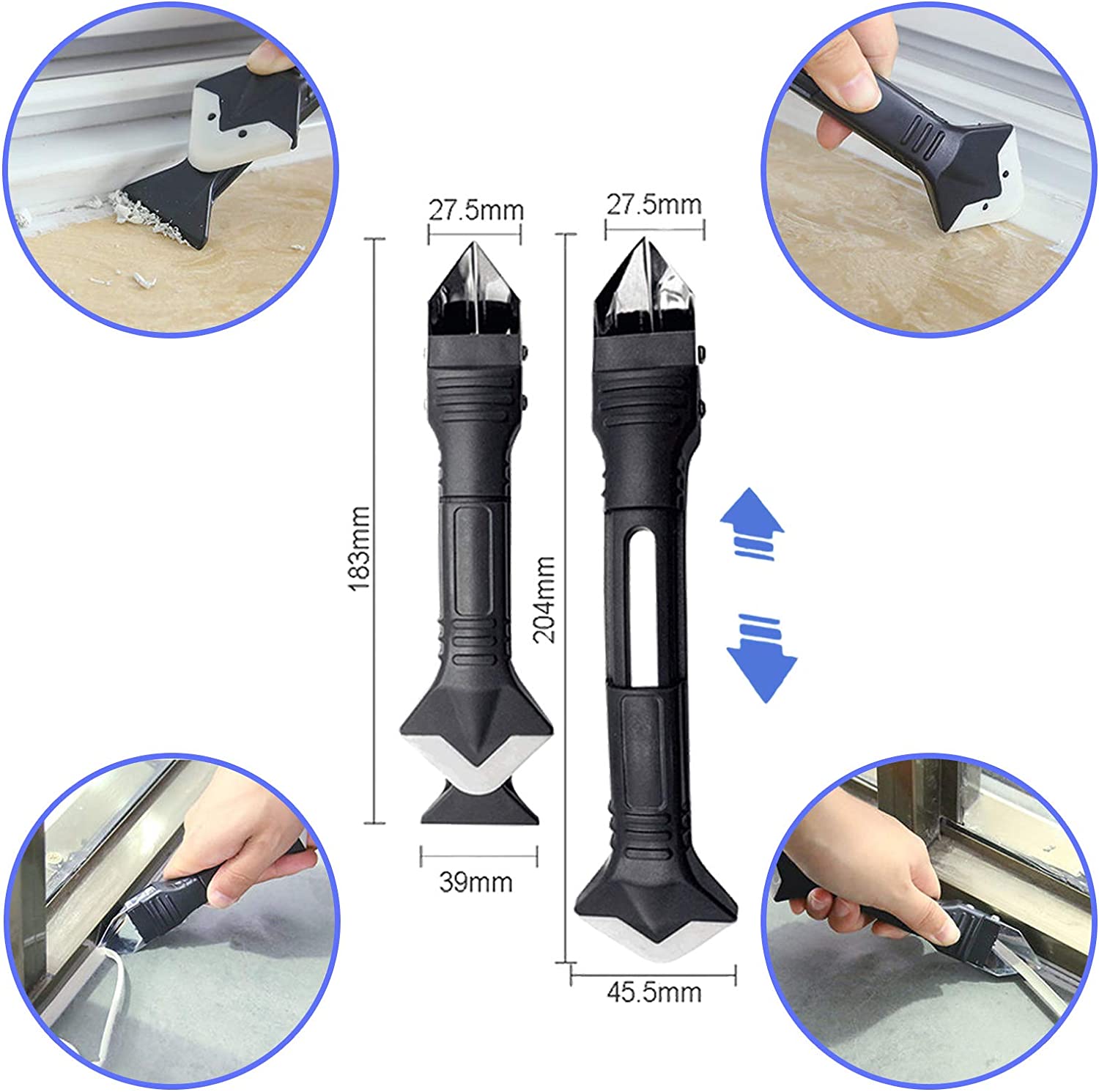 5 in 1 Silicone Caulking Tools - Bathroom Caulk Siliconized 리뷰 및 가격