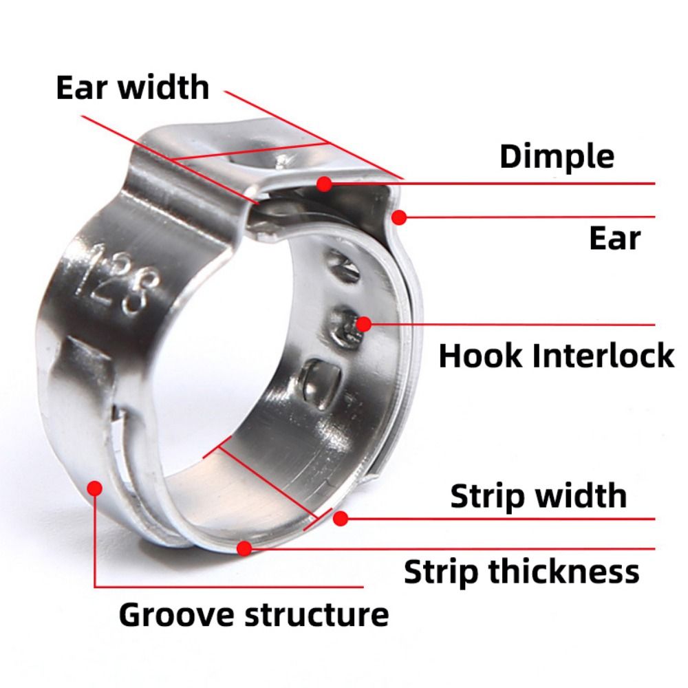 10Pcs 5.3-31mm Hose Clamp Sing - Hose Clamp Assorted 리뷰 및 가격