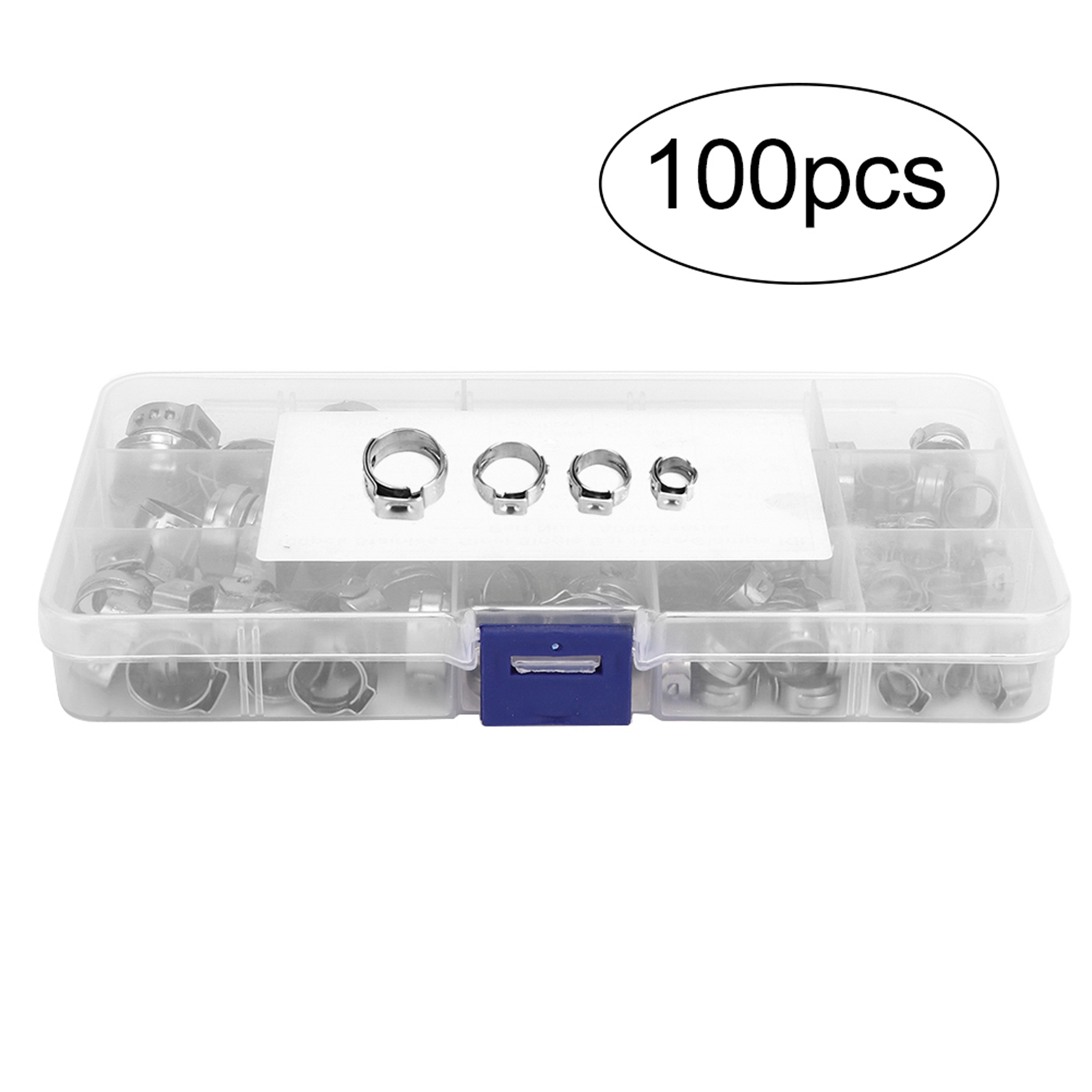 100pcs Hose Clamp Single Ear C - Hose Clamp Assorted 리뷰 및 가격