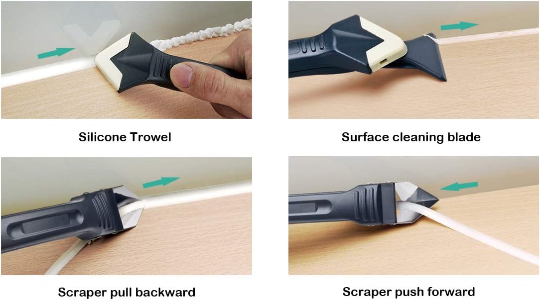 3 in 1 Silicone Caulking Tools - Bathroom Caulk Siliconized 리뷰 및 가격