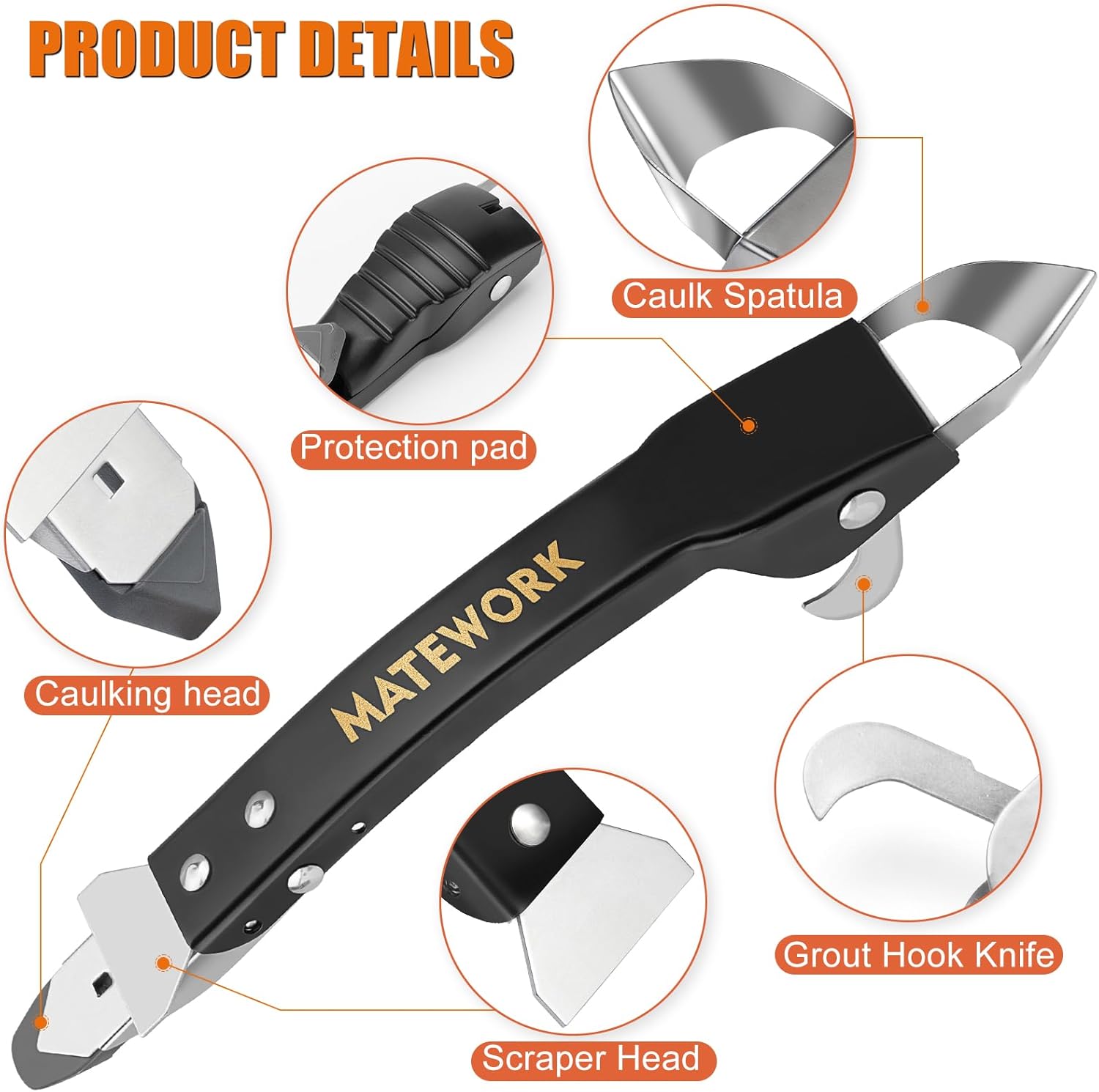 4-in-1 Caulk Remover Tool, Sta - Bathroom Caulk Siliconized 리뷰 및 가격