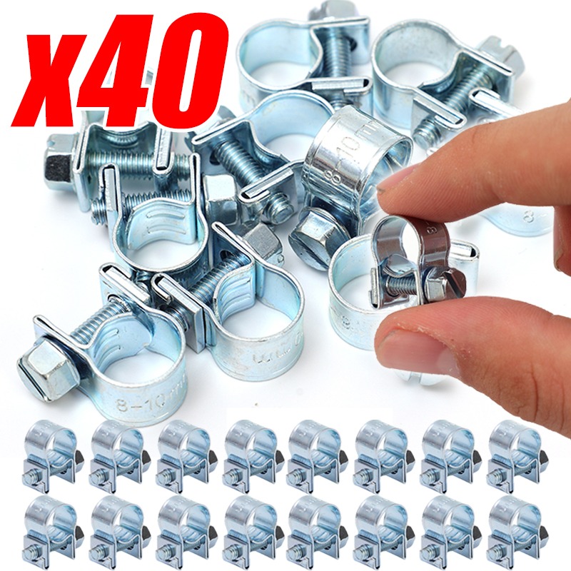 40-10PCS Hose Clamp Fuel Pipe  - Hose Clamp Assorted 리뷰 및 가격