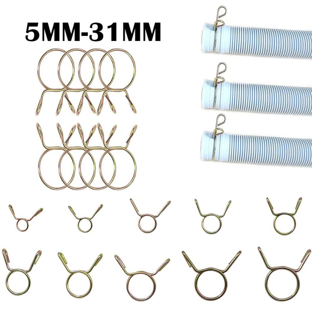 10Pcs 5-31MM Zinc Plated Air T - Hose Clamp Assorted 리뷰 및 가격